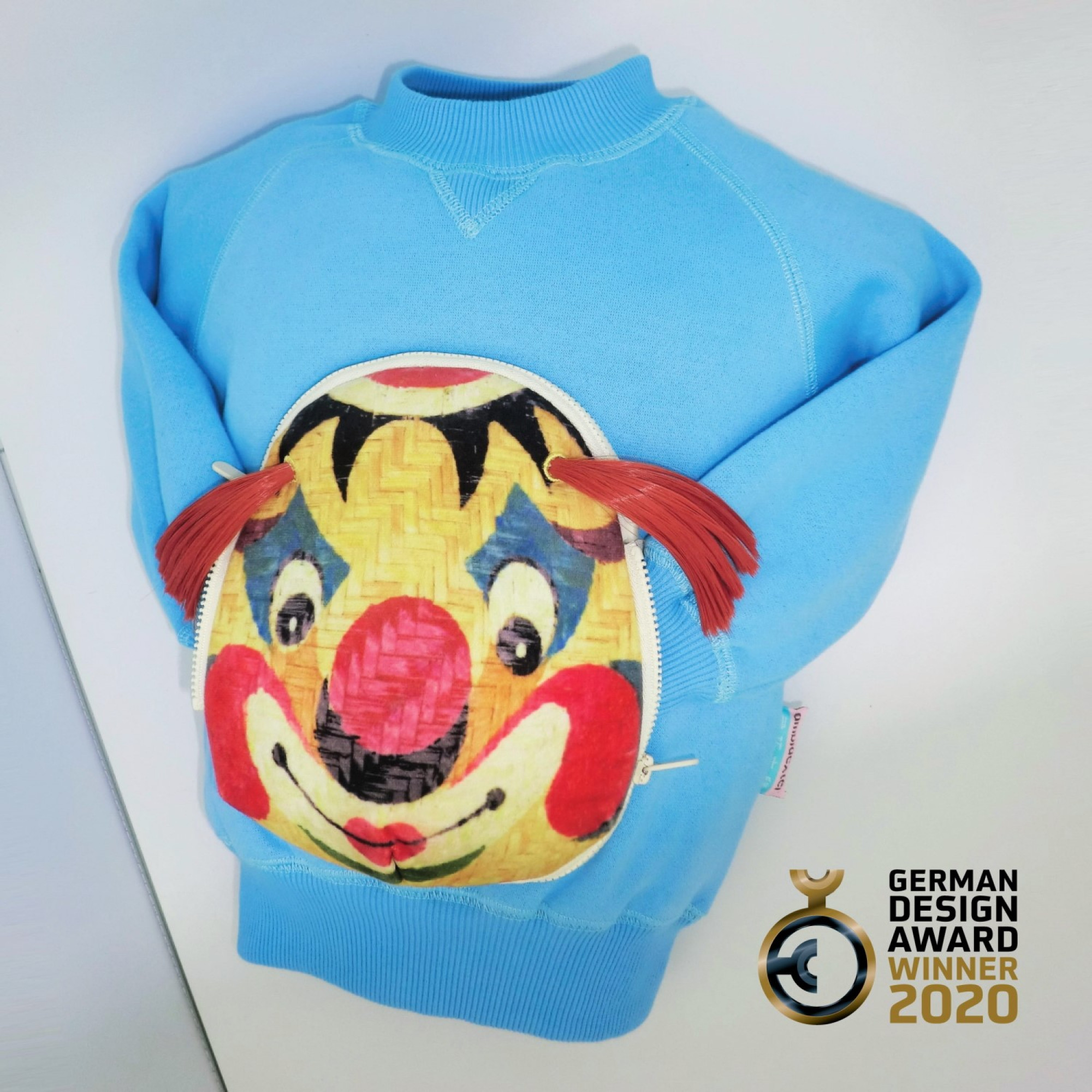 Vibrant Clown Face-Off Sweatshirt-FOS2032