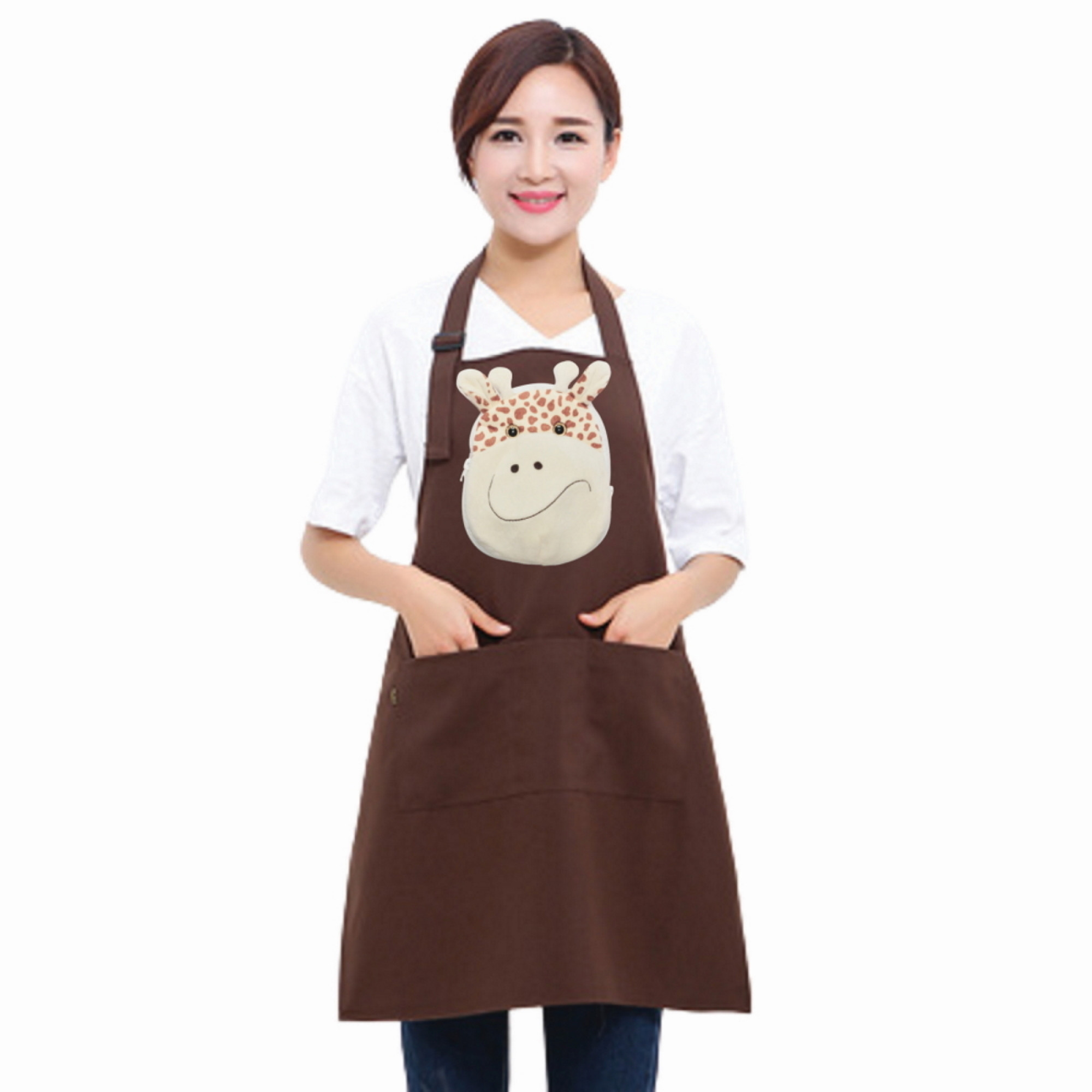 Apron ∙ Giraffe Face-Off Apron-FOAP2274