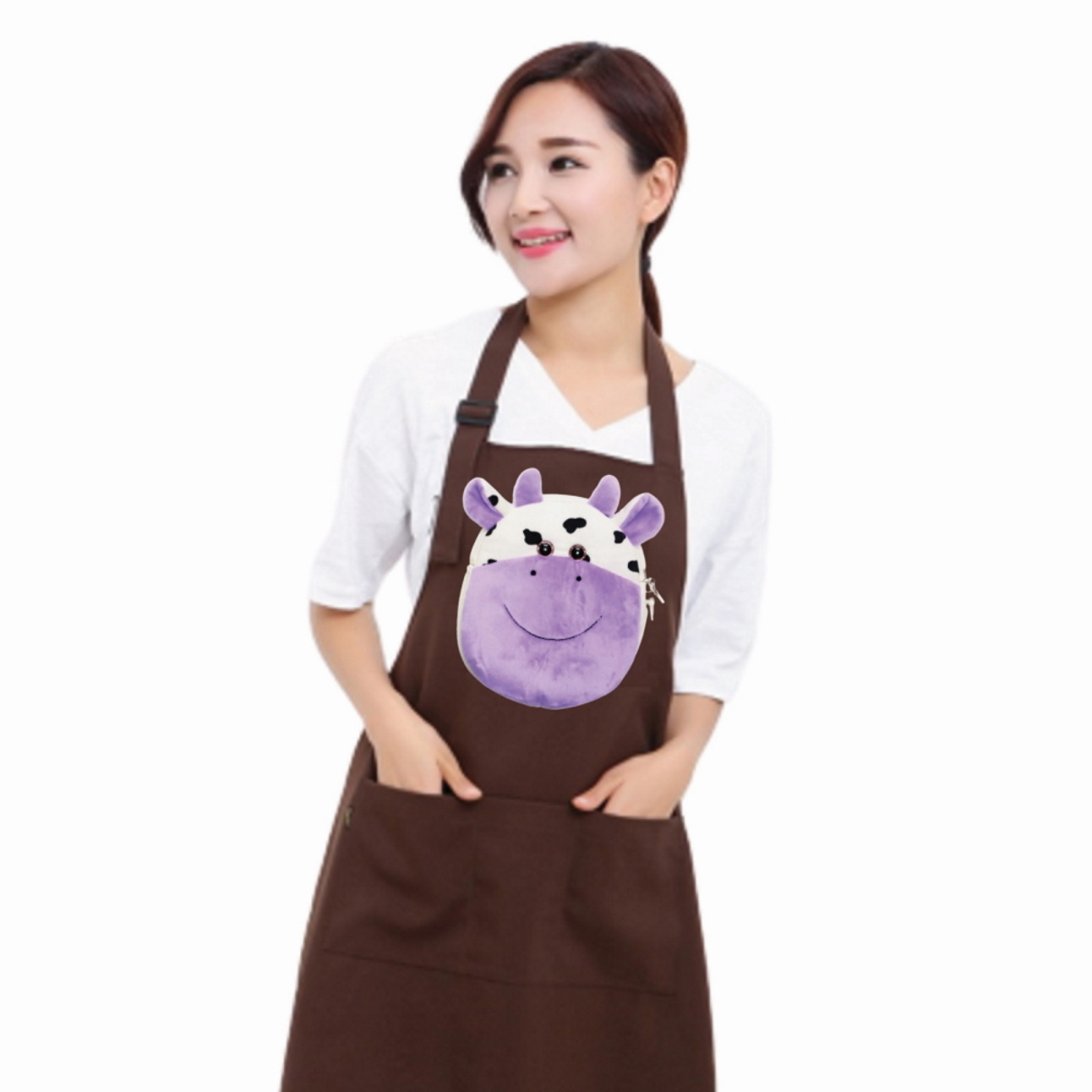 Apron ∙ Milk Cow Face-Off Apron-FOAP2273