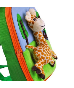 3D Giraffe in the Open Energy Saving and Carbon Reduction Kids Backpack-FOBP2306