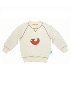 bear on the moon fun to wear sweatshirt - FWS1728