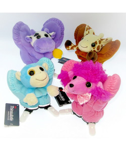 playful mittens with monkey toy - M32