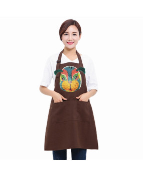 Apron ∙ Vibrant Lion Face-Off Apron-FOAP2275