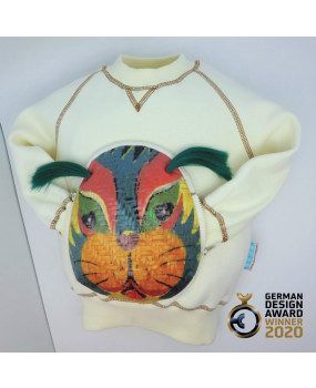 Vibrant Lion Face-Off Sweatshirt-FOS2034