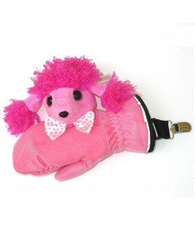 playful mittens with poodle toy - M31