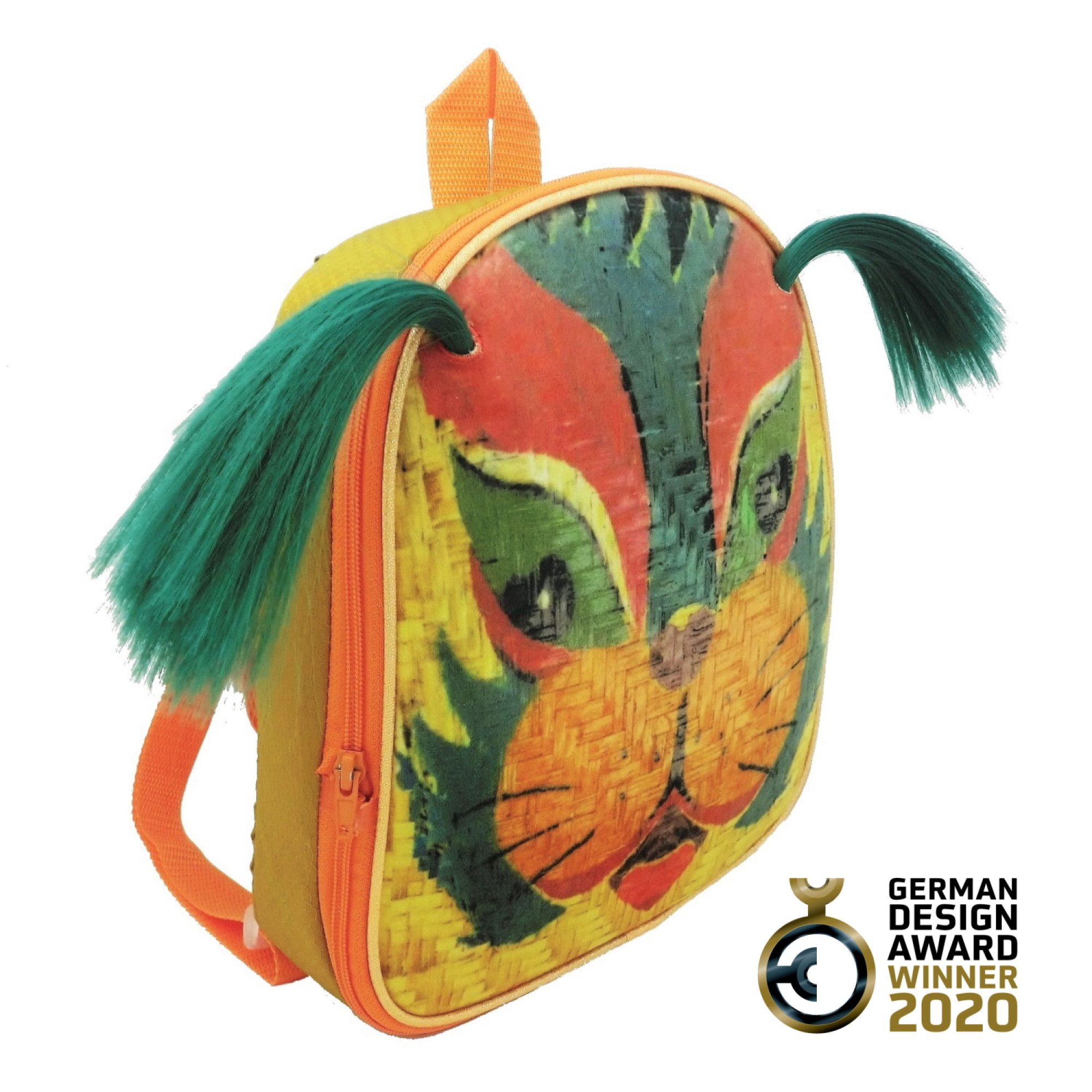 《马戏团×京戏》狮子脸谱双肩背包-FOBP2311