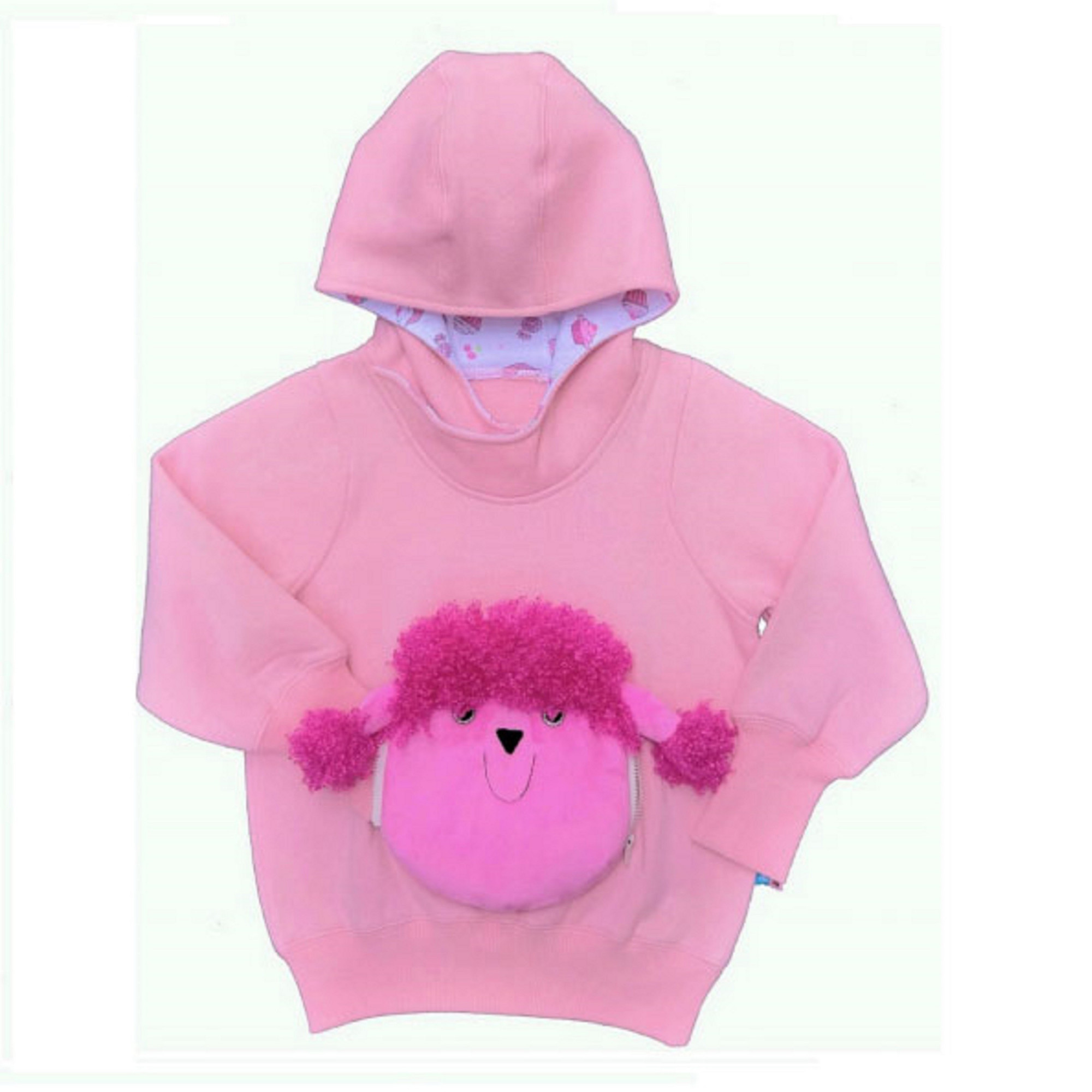 貴婦犬风帽变脸卫衣 - BFOH2311