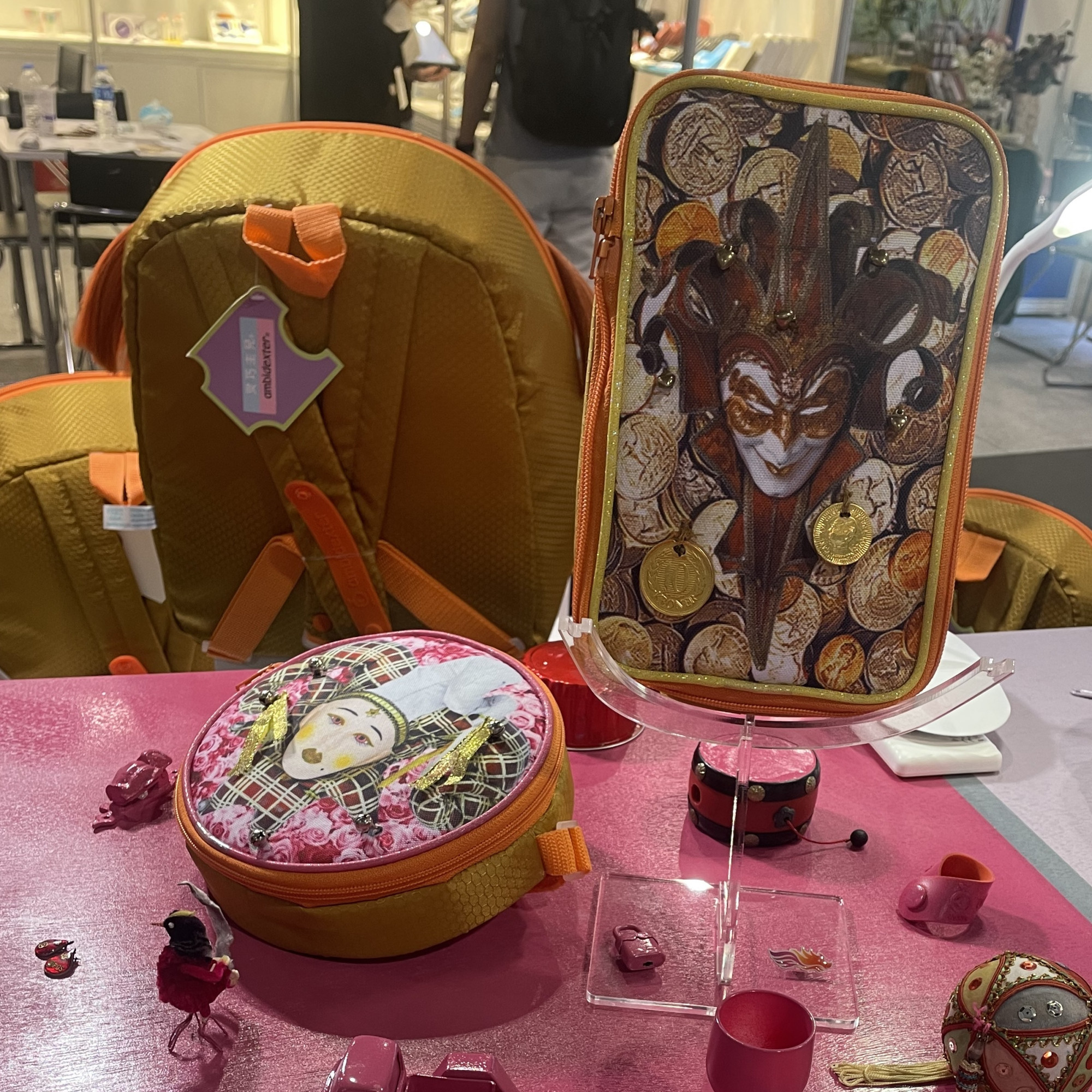 背包3合1儿童双面田园狗幼儿园书包-FOBP2309