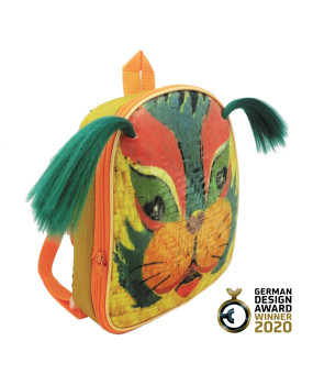 《马戏团×京戏》狮子脸谱双肩背包-FOBP2311