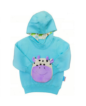 乳牛風帽變臉衛衣 - BFOH2313