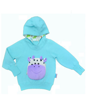 乳牛風帽變臉衛衣 - BFOH2313